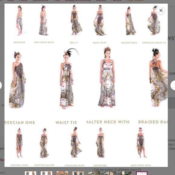 LAST CHANCE 4Sale- 3/29 Camilla CONVERTIBLE dress *wear 15 different ways *MINT - Picture 10 of 16